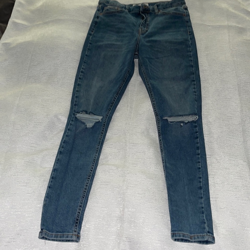 Top shop Rip knee Jeans